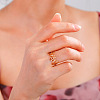 Moon Phase 304 Stainless Steel Finger Rings FS-WGB8857-06-2