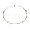 304 Stainless Steel Bangle Sets BJEW-O115-85-6