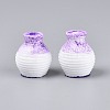 Resin Vase Miniature Flowerpot Ornaments AJEW-WH0251-96E-1