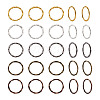 Craftdady 250Pcs 5 Colors Alloy Linking Rings FIND-CD0001-11-10