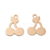 Long-Lasting Plated Brass Charms KK-K336-06KCG-1