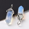 Opalite Pointed Pendants G-K329-21P-4