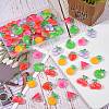 70Pcs 7 Style Transparent Resin Cabochons sgCRES-SZ0001-19-4