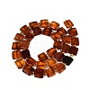 Natural Bloody Amber Beads Strands G-N371-15A-01-3
