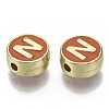 Alloy Enamel Beads X-ENAM-S122-028N-NR-2