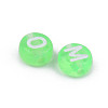 Transparent Acrylic Enamel Beads MACR-S273-36-3