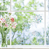 16 Sheets 4 Styles Waterproof PVC Colored Laser Stained Window Film Static Stickers DIY-WH0314-092-7