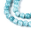 Baking Paint Glass Beads Strands X-DGLA-N016-4mm-08-3