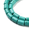 Synthetic Turquoise Beads Strands X-TURQ-G120-4x6mm-13-2