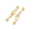 Brass Hook and S-Hook Clasps KK-Z136-41B-G-2