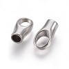 Tarnish Resistant 304 Stainless Steel Cord Ends STAS-L219-04P-2