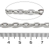 Non-Tarnish 304 Stainless Steel Link Chains CHS-A013-05P-2