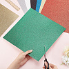 BENECREAT 12 Sheets 8 Style Glitter Cardstock Paper AJEW-BC0003-97-3