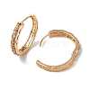 Brass Micro Pave Colorful Cubic Zirconia Hoop Earrings EJEW-M238-52KCG-2