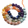 Natural Amazonite & Sunstone & Citrine & Amethyst & Prehnite & Botswana Agate & Lapis Lazuli Beads Strands X1-G-S376-003B-2