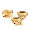 316 Stainless Steel Locket Pendants STAS-K321-12B-G-2