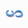 Spray Painted Alloy Cuff Rings RJEW-T011-02-RS-3