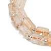 Natural Yellow Quartz Beads Strands G-G162-D07-01-4