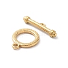 Ion Plating(IP) 304 Stainless Steel Ring Toggle Clasps STAS-A092-09E-G-2