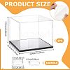 Organic Plastic High Penetration Plate and Bottom Late PVC Expansion Sheet Storag Box AJEW-WH0650-44-2