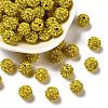 Pave Disco Ball Beads X1-RB-A130-10mm-17-1