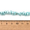 Baking Paint Electroplated Synthetic Non-magnetic Hematite Beads Strands G-H072-D01-01C-4