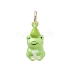 Spray Painted Brass Pendants KK-CBAE20A-01J-G-1
