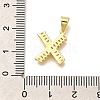 Rack Plating Brass Micro Pave Cubic Zirconia Pendants KK-L226-100G-X-3