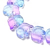 Transparent Glass Beads Strands GLAA-F114-03H-3