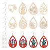 DIY Blank Earring Making Kit DIY-TA0006-18-1