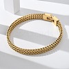 Brass Wheat Chain Bracelets for Women Men KK-P292-22G-3