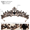 Alloy Rhinestone Hair Bands  for Woman Girls PW-WGA69DD-03-1