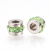 201 Stainless Steel Rhinestone Beads RB-YWC0001-02J-1