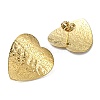 Ion Plating(IP) 201 Stainless Steel Stud Earrings EJEW-K270-12G-2