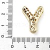 Brass Micro Pave Cubic Zirconia Pendants KK-Z108-02G-Y-3