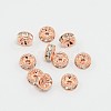 Brass Rhinestone Spacer Beads X-RB-A014-Z8mm-01RG-NF-1