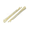 Metal Rhinestone Hair Bobby Pins FIND-WH0152-33G-2