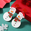 Festive Christmas Acrylic Stud Earrings for Holiday Season Celebration KD3160-9-1