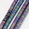 Electroplate Non-magnetic Synthetic Hematite Beads Strands G-J164A-3mm-03-1