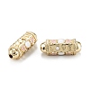 Real 18K Gold Plated Brass Tube Beads KK-A155-23G-C-3