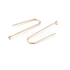 Brass Hooks KK-WH0062-58G-2