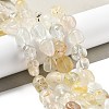 Natural Topaz Beads Strands G-C179-F04-01-2