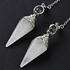 Natural Quartz Crystal Hexagonal Pointed Dowsing Pendulums G-P552-05P-02-2