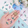 25Pcs Alloy Tiny Cross Charms FIND-SZ0003-25-5