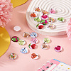 24Pcs 12 Style Glass Cabochon GLAA-TA0001-71-6