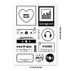 Custom Summer Theme PVC Plastic Clear Stamps DIY-WH0631-0120-6