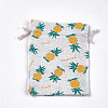 Polycotton(Polyester Cotton) Packing Pouches Drawstring Bags ABAG-T007-02J-3