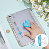 1 Set Heart & Bowknot Zinc Alloy Acrylic Mobile Phone Holders & Pendant Decorations AJEW-ME0002-81A-3