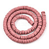 Handmade Polymer Clay Bead Strands X-CLAY-T002-6mm-47-3