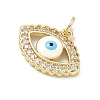 Brass Micro Pave Cubic Zirconia Pendants LS-KK-H255-02B-G03-2
